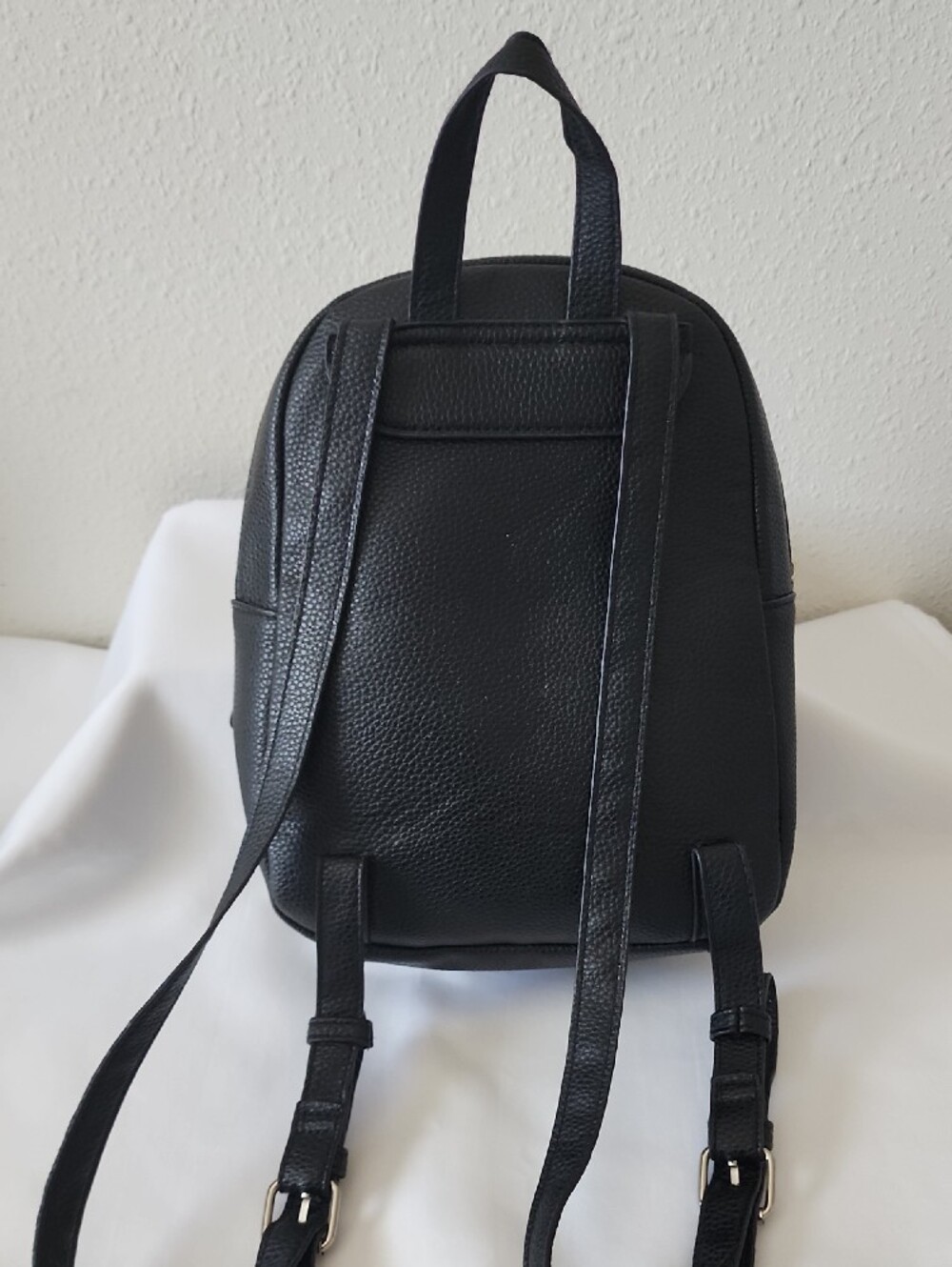 Kids Penguin Backpack - Black/White with Yellow Accent - Picture 2 of 4